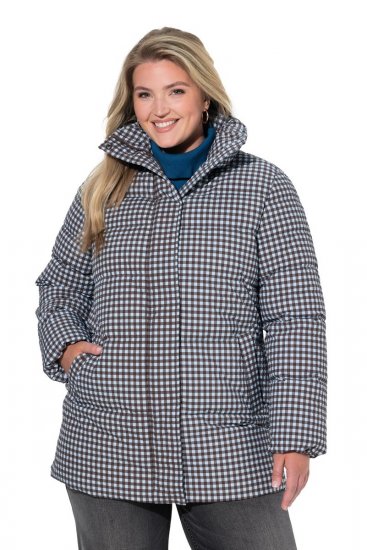 Ulla Popken 851438 Chaqueta acolchada HYPRAR en línea A Verde oscuro - Chaquetas - Chaquetas para mujer en tallas grandes