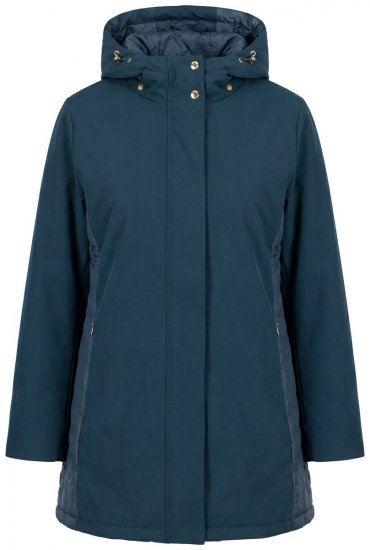 Ulla Popken 851459 Chaqueta acolchada Petróleo - Chaquetas - Chaquetas para mujer en tallas grandes