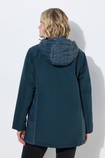 Ulla Popken 851459 Chaqueta acolchada Petróleo - Chaquetas - Chaquetas para mujer en tallas grandes