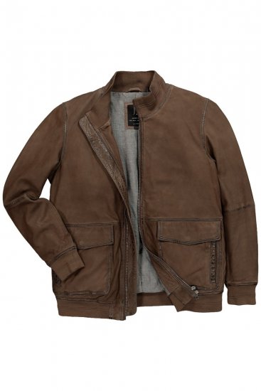 JP1880 851511 Chaqueta de ante de cordero Marrón - Chaquetas - Chaquetas Tallas Grandes 2XL-8XL