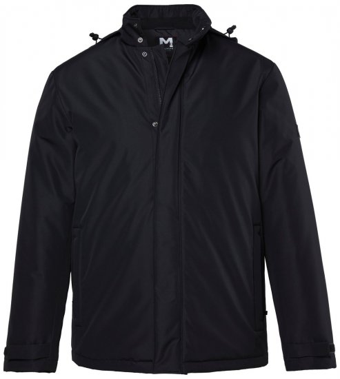 Men+ 552 Chaqueta con capucha y forro ligero Negro - Chaquetas - Chaquetas Tallas Grandes 2XL-8XL