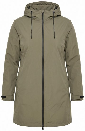 Ulla Popken 851560 Chaqueta técnica Verde oliva - Chaquetas - Chaquetas para mujer en tallas grandes