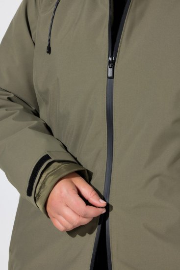 Ulla Popken 851560 Chaqueta técnica Verde oliva - Chaquetas - Chaquetas para mujer en tallas grandes