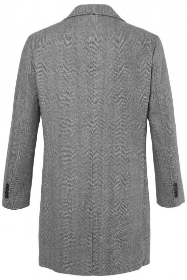 JP1880 851613 Cruzado Abrigo de lana Gris oscuro - Chaquetas - Chaquetas Tallas Grandes 2XL-8XL