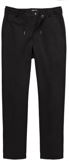Men+ 663 Bilbao Flexlastic Pantalón de punto con cintura elástica Negro - Trajes - Trajes 2XL-8XL