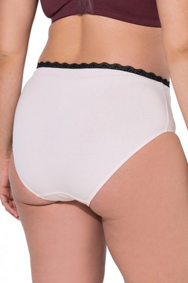 Ulla Popken 851711 Bragas de flores pack de 5 Marrón - Bragas - 