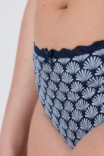 Ulla Popken 851730 Bragas con estampado pack de 5 Azul claro - Bragas - 