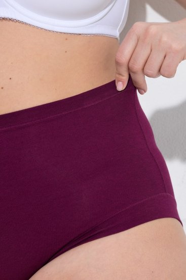 Ulla Popken 851736 Bragas de talle alto pack de 3 Negro - Bragas - 