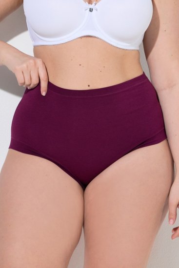 Ulla Popken 851736 Bragas de talle alto pack de 3 Negro - Bragas - 