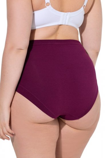 Ulla Popken 851736 Bragas de talle alto pack de 3 Negro - Bragas - 