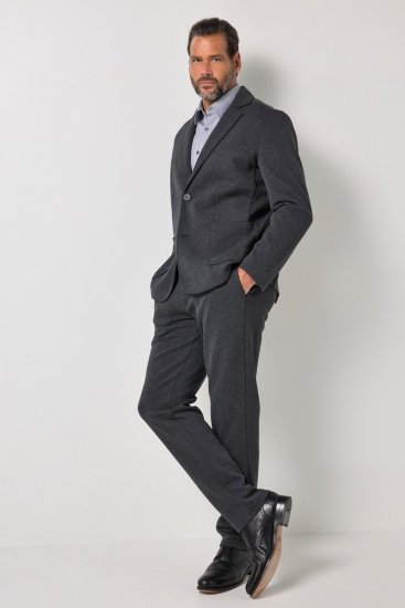 JP1880 Naples Flexnamic Blazer de punto Gris oscuro jaspeado - Trajes - Trajes 2XL-8XL