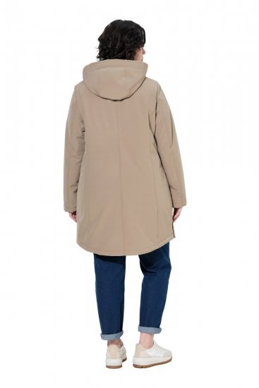 Ulla Popken 851789 Abrigo técnico Marrón - Abrigos - Abrigos de talla grande