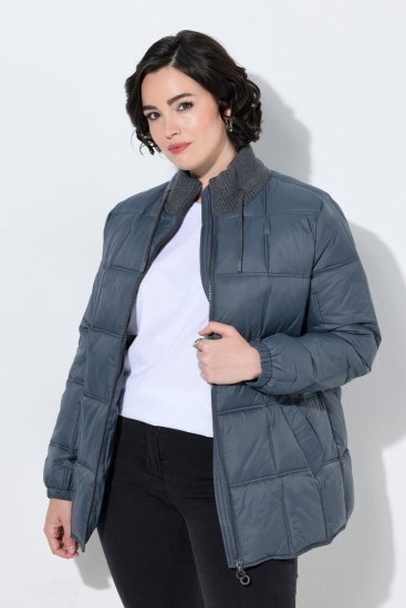 Ulla Popken 851791 Chaqueta acolchada Azul marino - Chaquetas - Chaquetas para mujer en tallas grandes