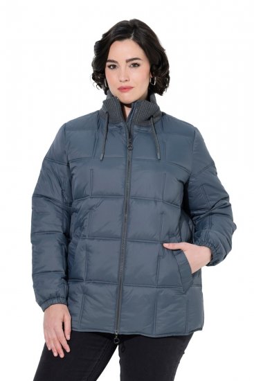 Ulla Popken 851791 Chaqueta acolchada Azul marino - Chaquetas - Chaquetas para mujer en tallas grandes