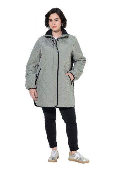 Ulla Popken 851792 Chaqueta impermeable Verde oliva - Chaquetas - Chaquetas para mujer en tallas grandes