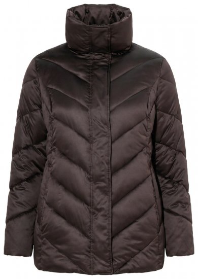 Ulla Popken 851799 Cortavientos Marrón - Chaquetas - Chaquetas para mujer en tallas grandes