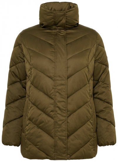 Ulla Popken 851799 Cortavientos Verde oliva - Chaquetas - Chaquetas para mujer en tallas grandes