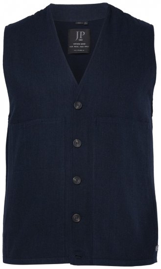 JP1880 851800 Chaleco de tweed de espiga Azul marino - Trajes - Trajes 2XL-8XL