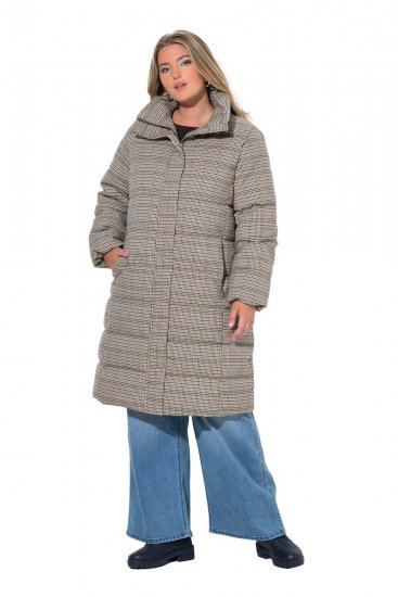 Ulla Popken 851801 Abrigo acolchado Blanco roto - Abrigos - Abrigos de talla grande