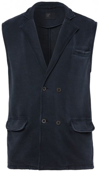 JP1880 851808 Chaleco de felpa Negro TALL - TALL chalecos - 