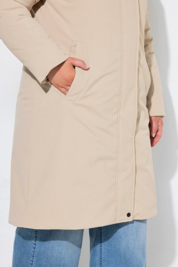Ulla Popken 851811 Abrigo acolchado Beige - Abrigos - Abrigos de talla grande