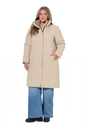 Ulla Popken 851811 Abrigo acolchado Beige - Abrigos - Abrigos de talla grande