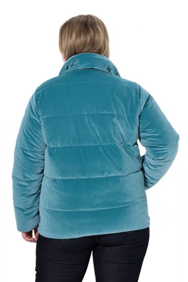 Ulla Popken 851819 Chaqueta de pana Gris - Chaquetas - Chaquetas para mujer en tallas grandes
