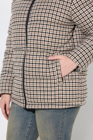 Ulla Popken 851822 Abrigo acolchado Blanco roto - Abrigos - Abrigos de talla grande