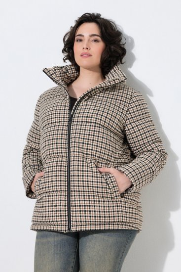 Ulla Popken 851822 Abrigo acolchado Blanco roto - Abrigos - Abrigos de talla grande