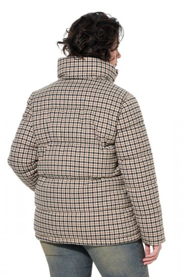 Ulla Popken 851822 Abrigo acolchado Blanco roto - Abrigos - Abrigos de talla grande