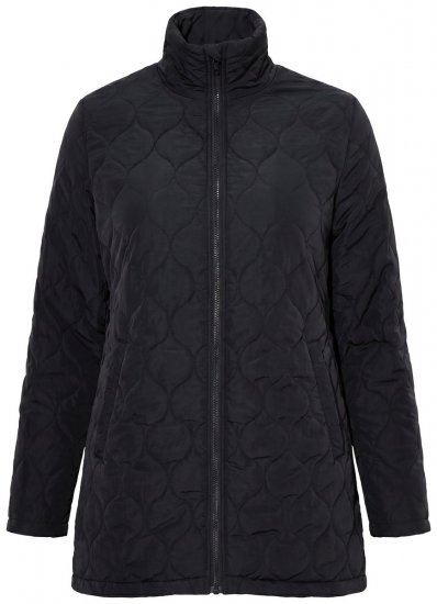 Ulla Popken 851831 Chaqueta acolchada Negro - Chaquetas - Chaquetas para mujer en tallas grandes