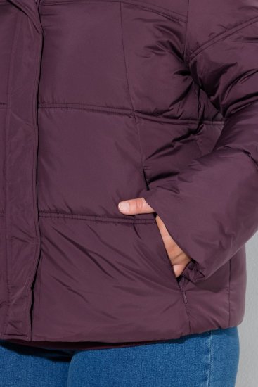 Ulla Popken 851832 Chaqueta acolchada Marrón - Chaquetas - Chaquetas para mujer en tallas grandes