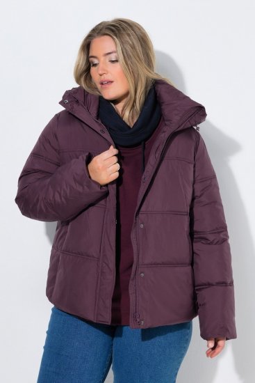 Ulla Popken 851832 Chaqueta acolchada Marrón - Chaquetas - Chaquetas para mujer en tallas grandes
