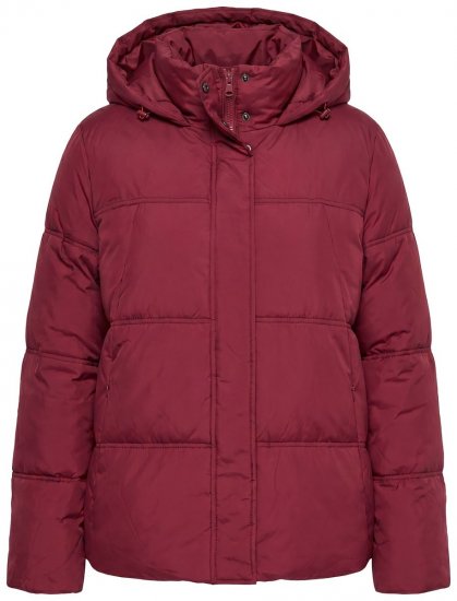 Ulla Popken 851832 Chaqueta acolchada Rojo - Chaquetas - Chaquetas para mujer en tallas grandes