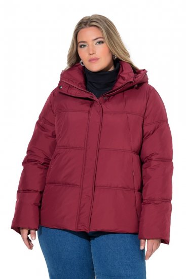 Ulla Popken 851832 Chaqueta acolchada Rojo - Chaquetas - Chaquetas para mujer en tallas grandes