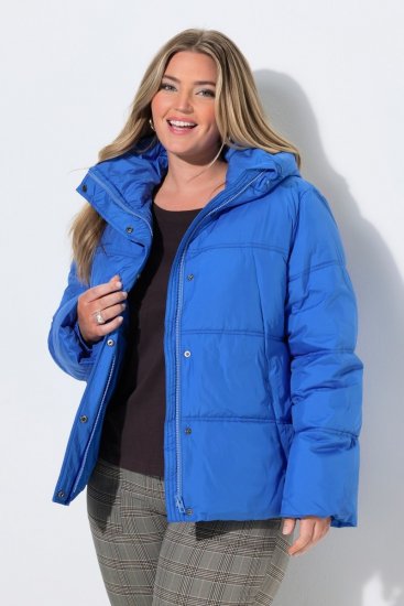 Ulla Popken 851832 Chaqueta acolchada Petróleo - Chaquetas - Chaquetas para mujer en tallas grandes