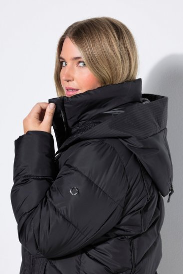 Ulla Popken 851842 Abrigo acolchado Negro - Abrigos - Abrigos de talla grande