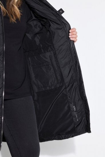 Ulla Popken 851842 Abrigo acolchado Negro - Abrigos - Abrigos de talla grande