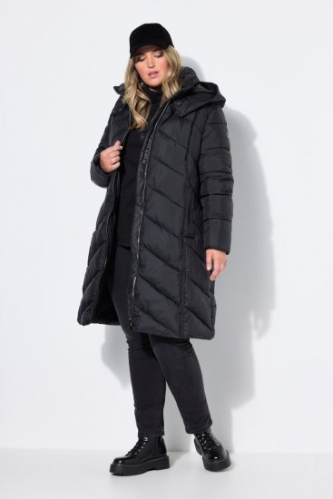 Ulla Popken 851842 Abrigo acolchado Negro - Abrigos - Abrigos de talla grande