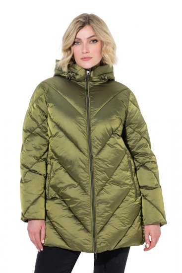 Ulla Popken 852023 Abrigo acolchado Verde oliva - Abrigos - Abrigos de talla grande