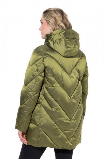 Ulla Popken 852023 Abrigo acolchado Verde oliva - Abrigos - Abrigos de talla grande
