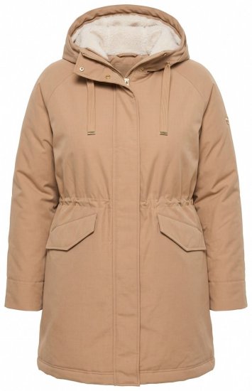 Ulla Popken 852028 Parka Beige - Abrigos - Abrigos de talla grande