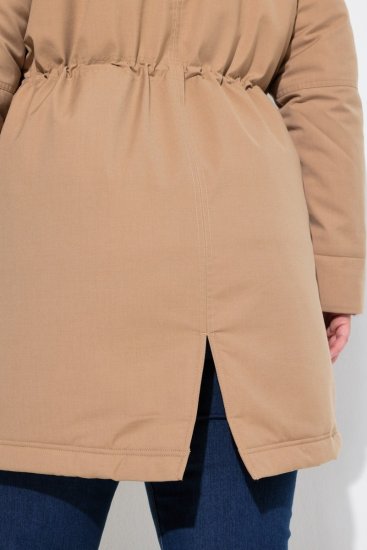 Ulla Popken 852028 Parka Beige - Abrigos - Abrigos de talla grande