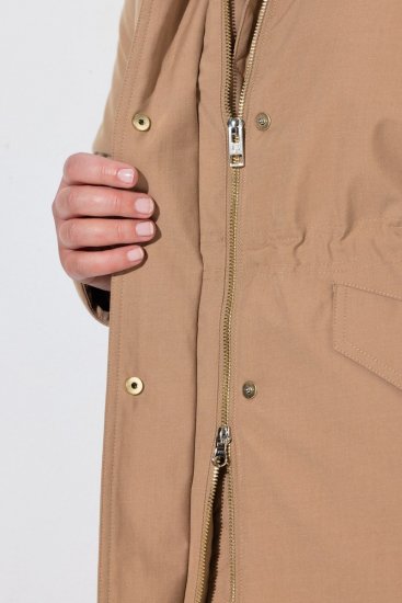 Ulla Popken 852028 Parka Beige - Abrigos - Abrigos de talla grande