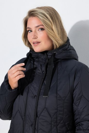 Ulla Popken 852413 Chaqueta acolchada Negro - Chaquetas - Chaquetas para mujer en tallas grandes