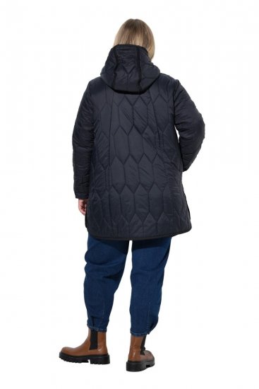 Ulla Popken 852413 Chaqueta acolchada Negro - Chaquetas - Chaquetas para mujer en tallas grandes