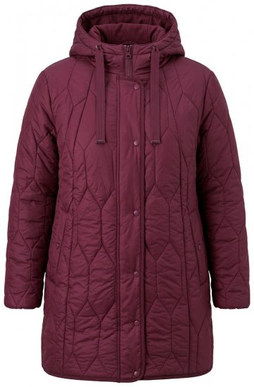 Ulla Popken 852413 Chaqueta acolchada Ciruela - Chaquetas - Chaquetas para mujer en tallas grandes
