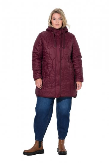 Ulla Popken 852413 Chaqueta acolchada Ciruela - Chaquetas - Chaquetas para mujer en tallas grandes