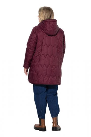 Ulla Popken 852413 Chaqueta acolchada Ciruela - Chaquetas - Chaquetas para mujer en tallas grandes