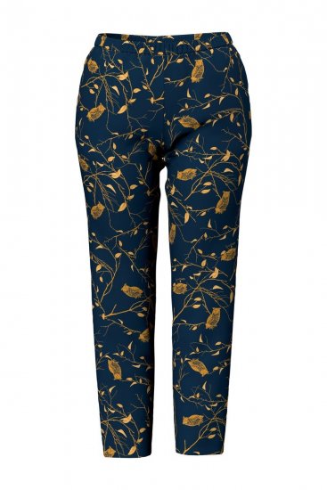 Ulla Popken 852577 Pijama con estampado Azul marino - Pijamas/ropa de estar en casa - 
